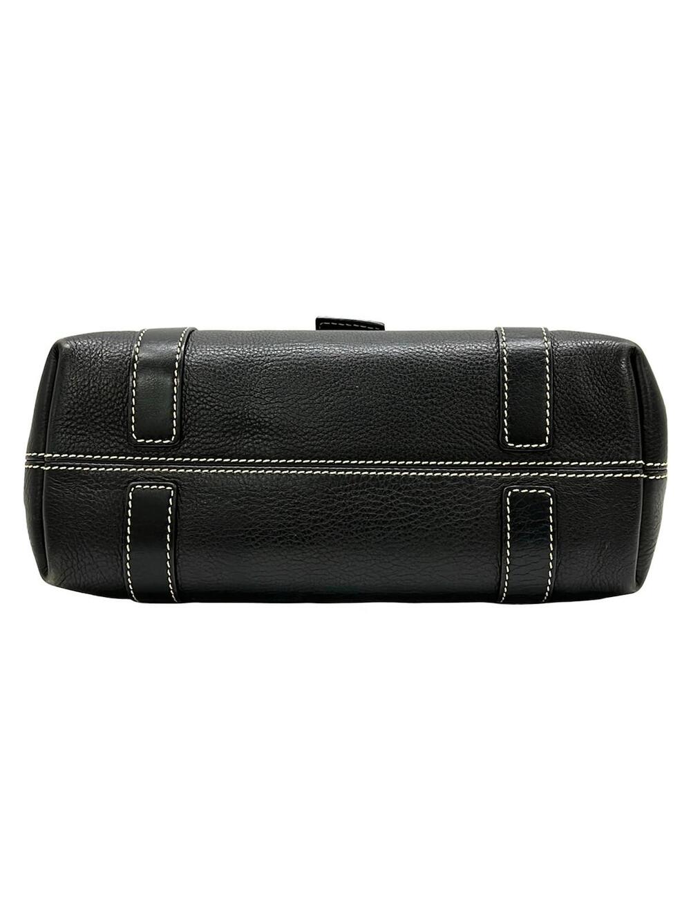 Loro Piana Black Leather Shoulder Bag #279445L62B - Picture 5 of 9